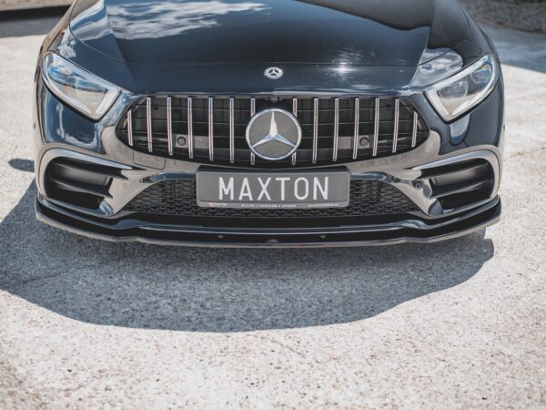 Alternative view of Maxton Design Gloss Black Front Splitter V.2 For Mercedes-Benz AMG CLS53 C257