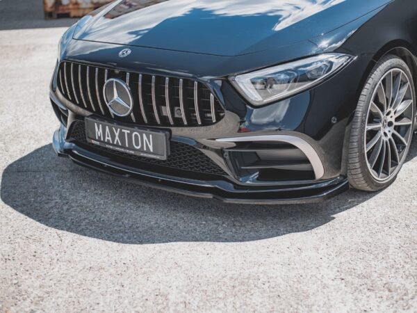Pol po front splitter v 2 mercedes benz cls amg line 53amg c257 10224 5