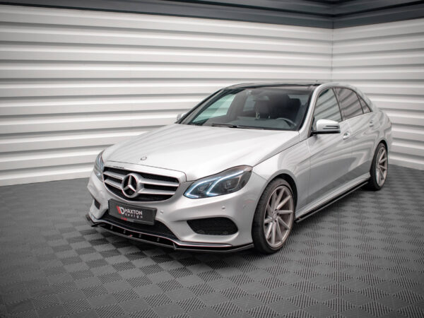 Pol po front splitter v 2 mercedes benz e amg line sedan w212 facelift 15153 7