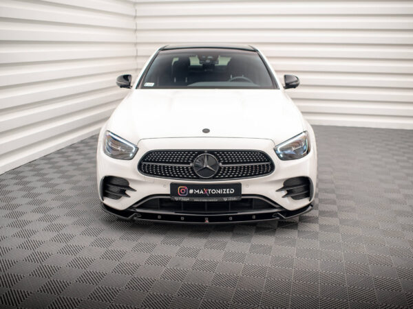 Alternative view of Maxton Design Gloss Black Front Splitter V.2 For Mercedes-Benz AMG W213