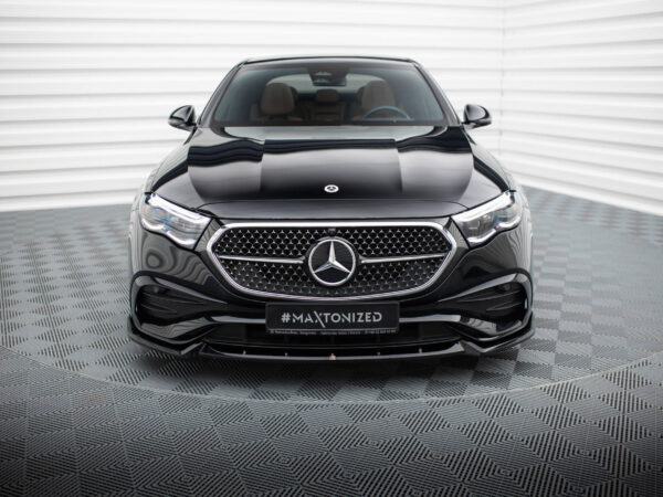 Alternative view of Maxton Design Gloss Black Front Splitter V.2 For Mercedes-Benz AMG W214