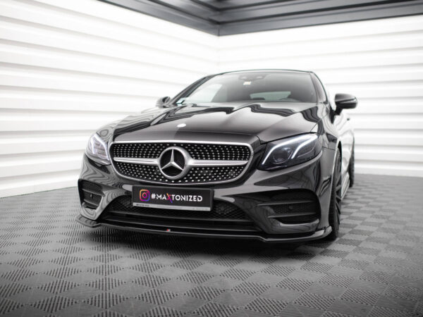Pol po front splitter v 2 mercedes benz e class w213 coupe c238 cabriolet a238 amg line 53 amg 8096 4