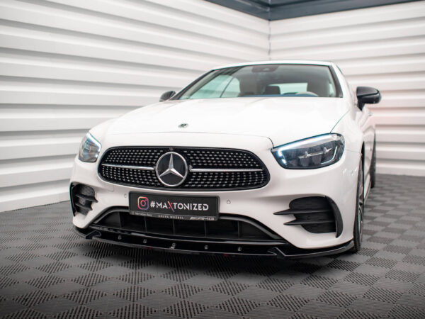 Pol po front splitter v 2 mercedes benz e class w213 coupe facelift c238 facelift cabriolet a238 facelift amg line 53 amg 20216 5
