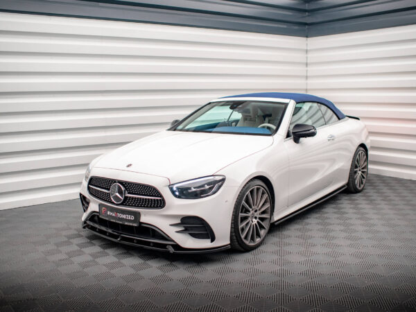 Pol po front splitter v 2 mercedes benz e class w213 coupe facelift c238 facelift cabriolet a238 facelift amg line 53 amg 20216 6