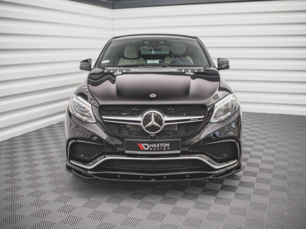 Alternative view of Maxton Design Gloss Black Front Splitter V.2 For Mercedes-Benz AMG GLE63 W166 W292