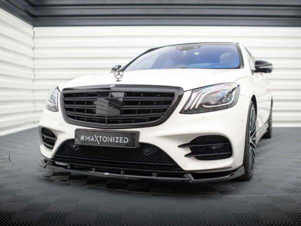 Pol po front splitter v 2 mercedes benz s amg line w222 facelift 19593 3