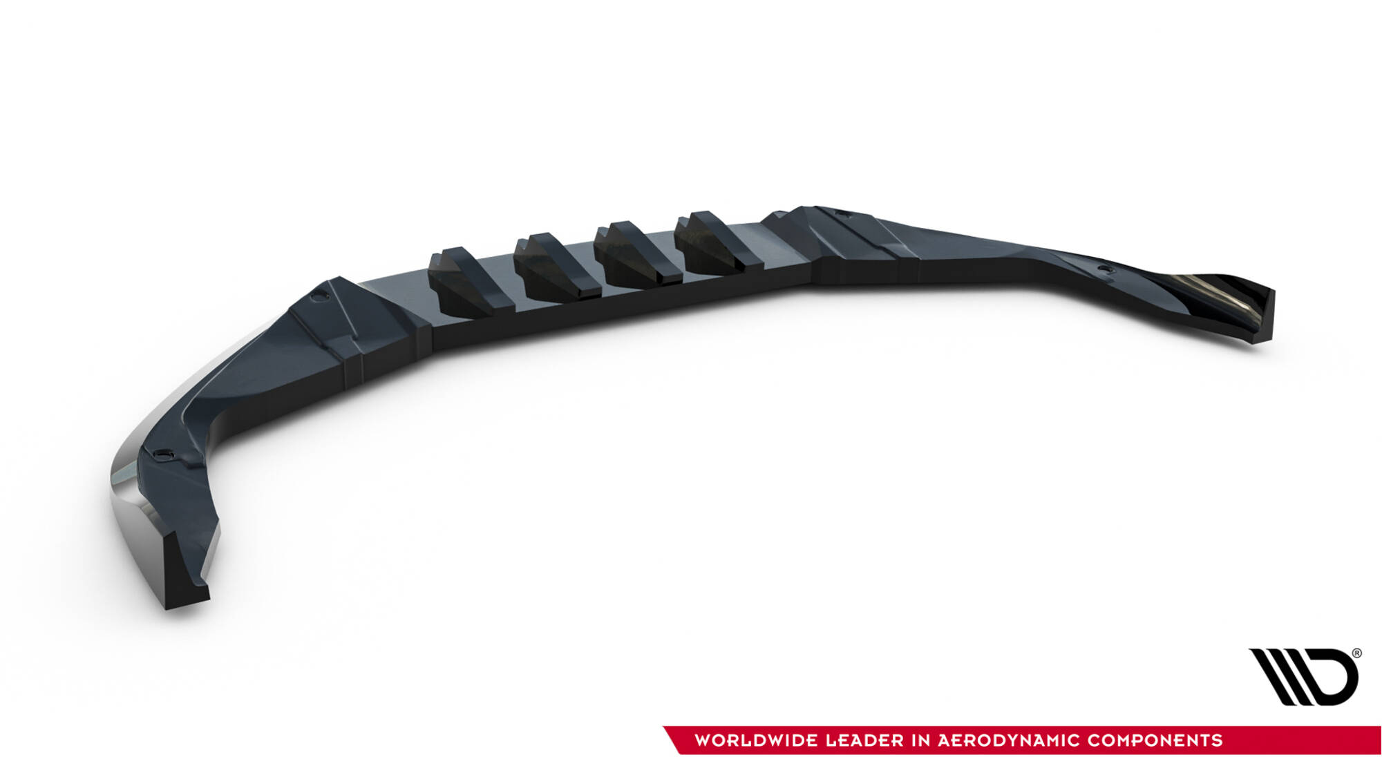 Maxton design gloss black front splitter v. 2 for porsche 718 cayman gts 982c - image 6