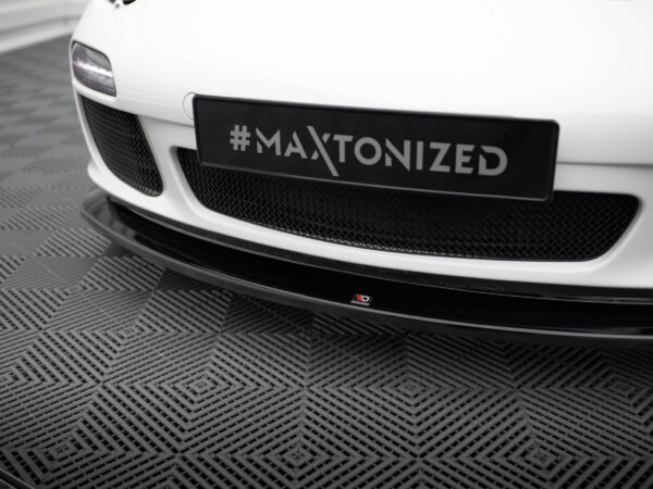 Alternative view of Maxton Design Gloss Black Front Splitter V.2 For Porsche 911 Carrera 997