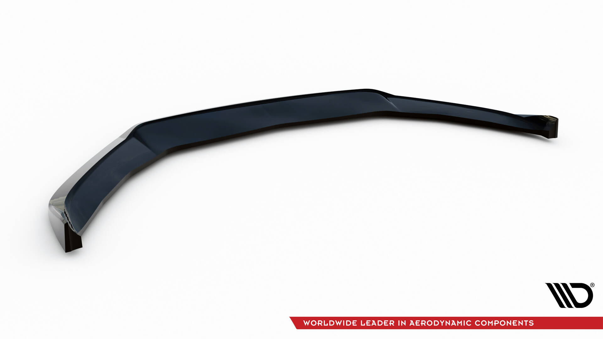 Maxton design gloss black front splitter v. 2 for porsche panamera 971 e-hybrid 4s - image 5