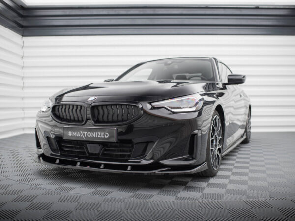 Alternative view of Maxton Design Gloss Black Front Splitter V.3 For BMW 2 Series G42