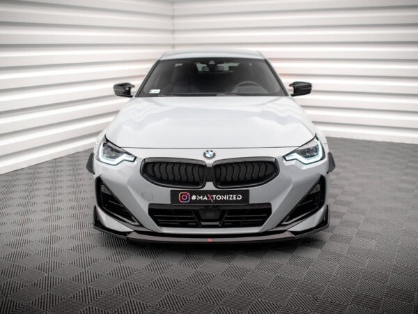 Alternative view of Maxton Design Gloss Black Front Splitter V.3 For BMW 2 Series G42 M Sport M240i