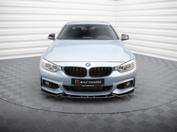 Alternative view of Maxton Design Gloss Black Front Splitter V.3 For BMW 4 Series F32 F33 F36 M Sport