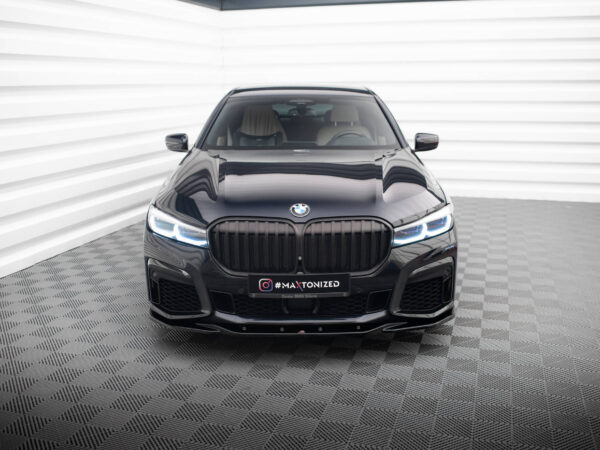 Alternative view of Maxton Design Gloss Black Front Splitter V.3 For BMW 7 Series G11 G12 M Sport LCI