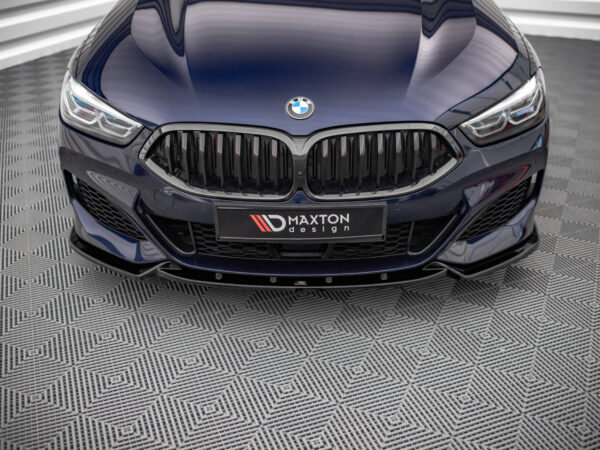 Alternative view of Maxton Design Gloss Black Front Splitter V.3 For BMW 8 Series G15 G16 M Sport
