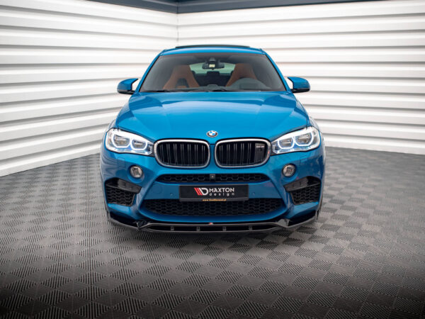 Alternative view of Maxton Design Gloss Black Front Splitter V.3 For BMW X5 M F85 X6 M F86