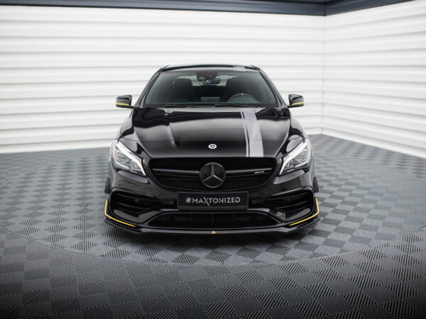 Alternative view of Maxton Design Gloss Black Front Splitter V.3 For Mercedes-Benz AMG Aero CLA45 C117