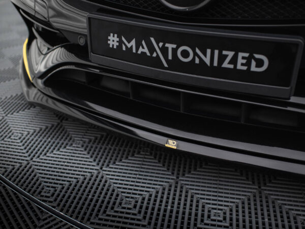 Pol po front splitter v 3 mercedes amg cla 45 aero c117 facelift 19460 4