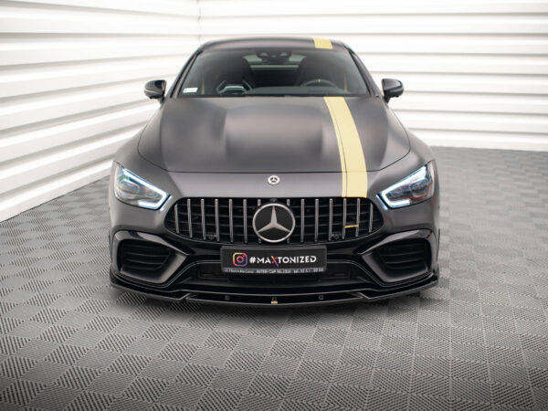 Alternative view of Maxton Design Gloss Black Front Splitter V.3 For Mercedes-Benz AMG GT63 X290
