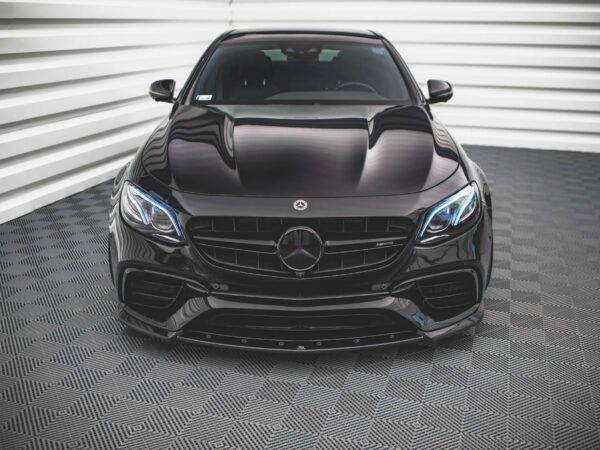 Alternative view of Maxton Design Gloss Black Front Splitter V.3 For Mercedes-Benz AMG E63 S213 W213