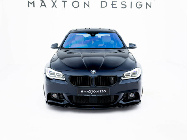 Alternative view of Maxton Design Gloss Black Front Splitter V.3 For BMW 5 Series F10 F11 M Sport