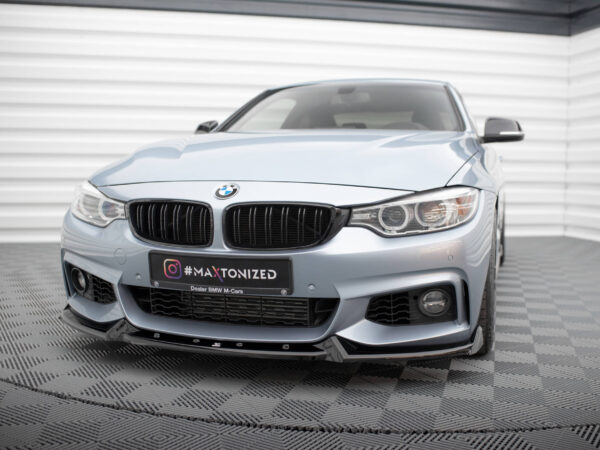 Pol po front splitter v 4 bmw 4 coupe gran coupe cabrio m pack f32 f36 f33 19422 4
