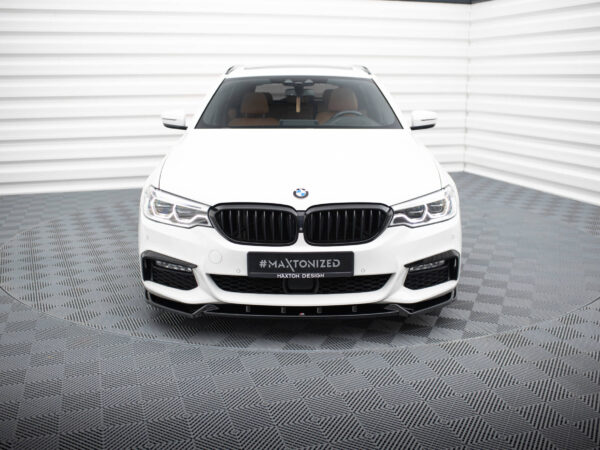 Alternative view of Maxton Design Gloss Black Front Splitter V.4 For BMW 5 Series G30 G31 M Sport