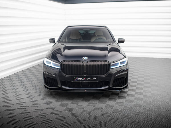 Alternative view of Maxton Design Gloss Black Front Splitter V.4 For BMW 7 Series G11 G12 M Sport LCI
