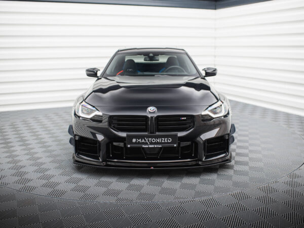 Alternative view of Maxton Design Gloss Black Front Splitter V.4 For BMW M2 Series G87