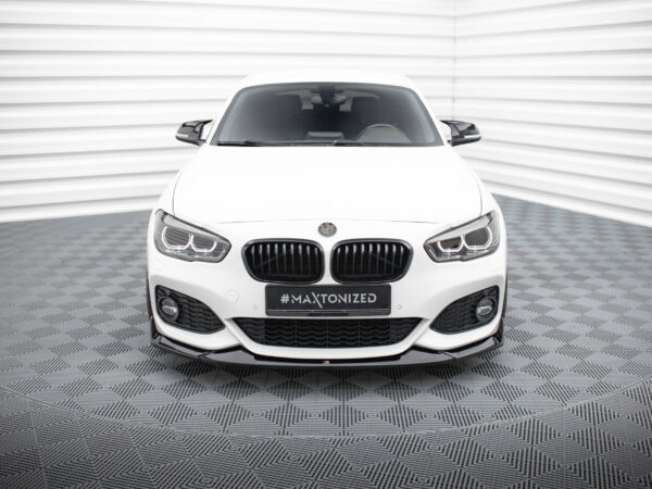 Alternative view of Maxton Design Gloss Black CSL Style Front Splitter V.4 For BMW 1 Series F20 F21 M Sport M140i LCI