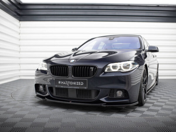 Alternative view of Maxton Design Gloss Black Front Splitter V.4 For BMW 5 Series F10 F11 M Sport