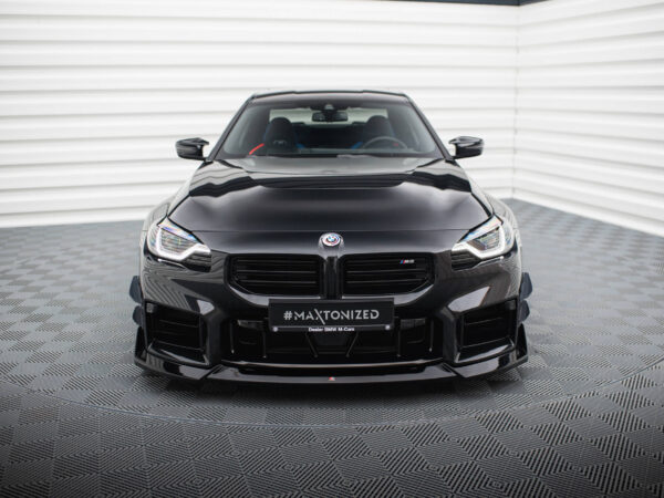 Alternative view of Maxton Design Gloss Black Front Splitter V.5 For BMW M2 Series G87