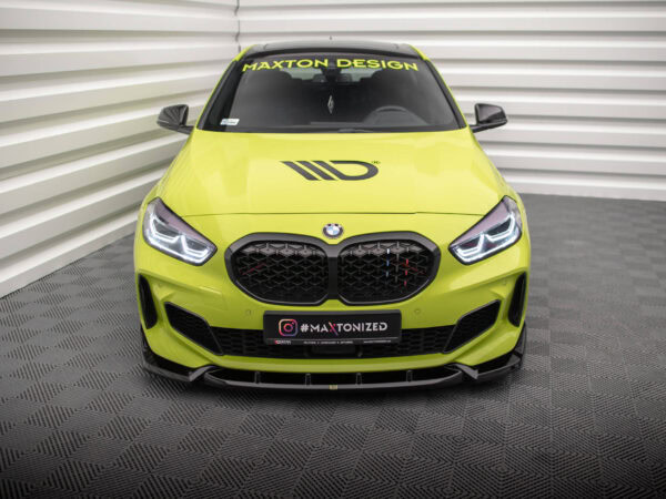 Alternative view of Maxton Design Black Front Splitter V.7 For BMW 1 F40 M Sport M135i