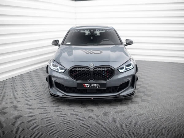 Alternative view of Maxton Design Gloss Black Front Splitter For BMW F40 M Sport M135i