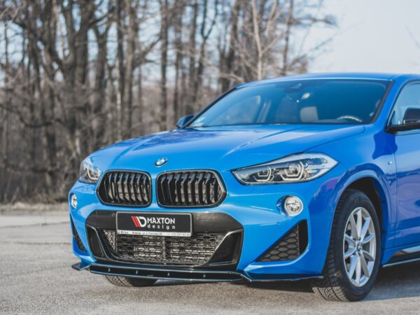 Alternative view of Maxton Design Gloss Black Front Splitter For BMW X2 F39 M Sport