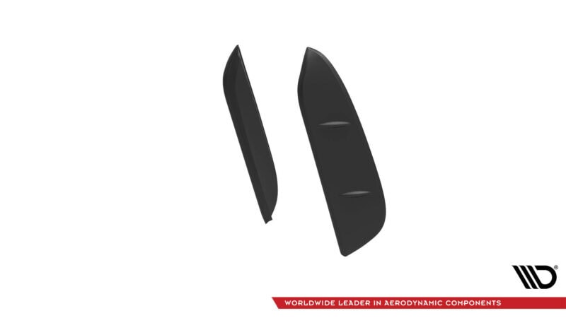 Maxton design black front bumper side trims for bmw f40 m sport m135i - image 6