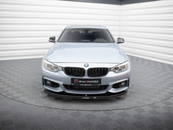 Alternative view of Maxton Design Gloss Black Hybrid Style Front Splitter For BMW 4 Series F32 F33 F36 M Sport