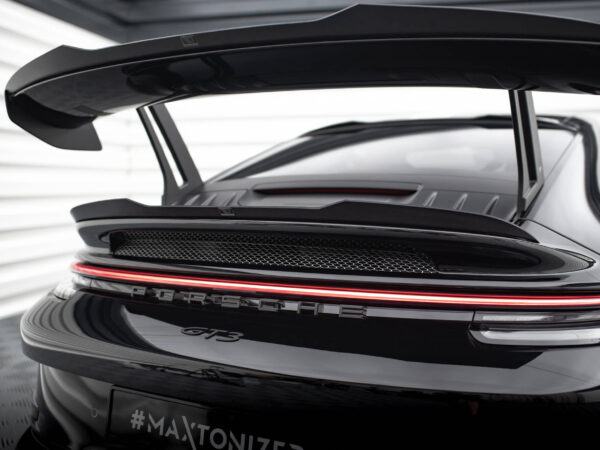 Alternative view of Maxton Design Gloss Black Lower Boot Spoiler For Porsche 911 992 GT3