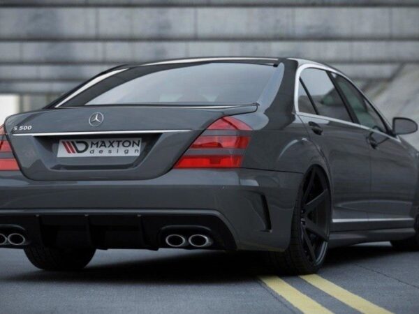 Maxton Design W205 Style FRP Rear Bumper + Rear Diffuser For Mercedes-Benz W221