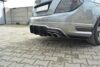 Maxton Design Matte Black Rear Diffuser, Rear Corner Splitters For Mercedes-Benz AMG W204 S204