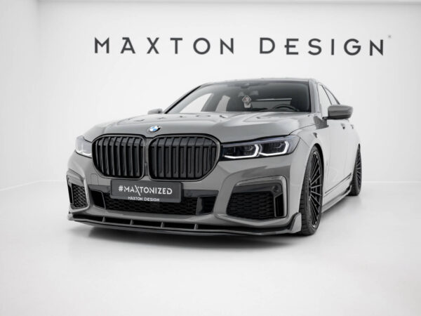 Pol po prepreg carbon fiber front splitter abs splitter bmw 7 m pack g11 facelift 21157 10