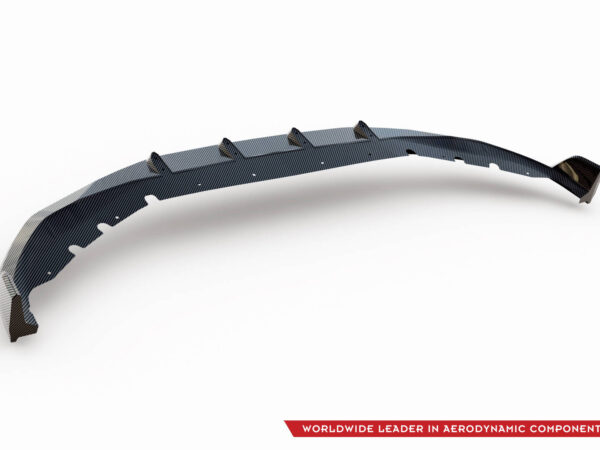 Pol po prepreg carbon fiber front splitter abs splitter bmw 7 m pack g11 facelift 21157 11