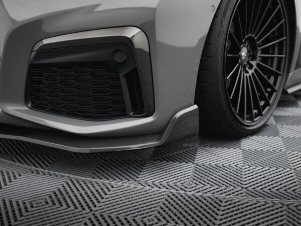 Pol po prepreg carbon fiber front splitter abs splitter bmw 7 m pack g11 facelift 21157 5