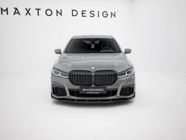 Alternative view of Maxton Design Prepreg Carbon Fibre Front Splitter + ABS Splitter For BMW 7 Series G11 M Sport LCI