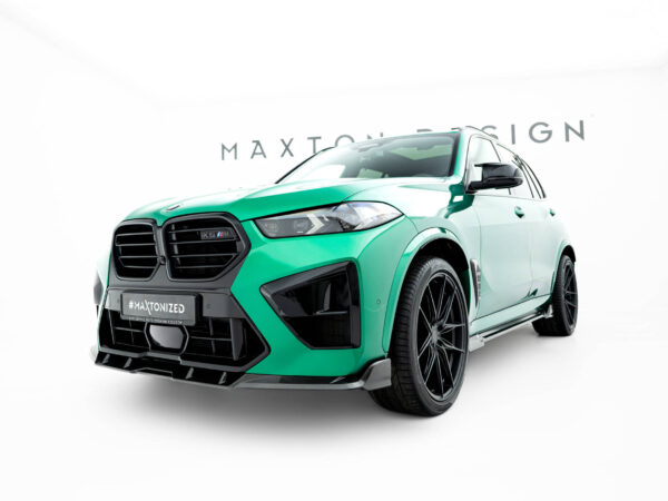 Pol po prepreg carbon fiber front splitter bmw x5 m f95 facelift 22611 4