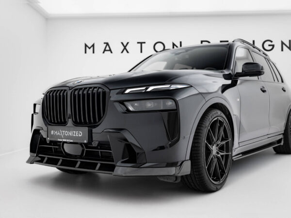 Pol po prepreg carbon fiber front splitter bmw x7 m pack g07 facelift 21842 5