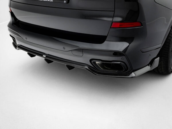 Pol po prepreg carbon fiber rear diffuser bmw x7 m pack g07 facelift 21844 1