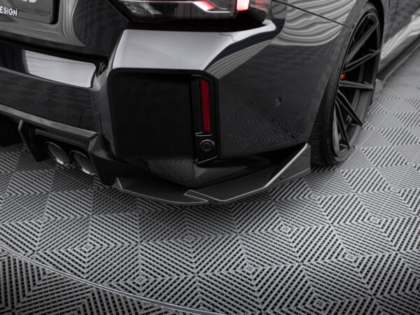 Pol po prepreg carbon fiber rear side splitters bmw m2 g87 20374 4