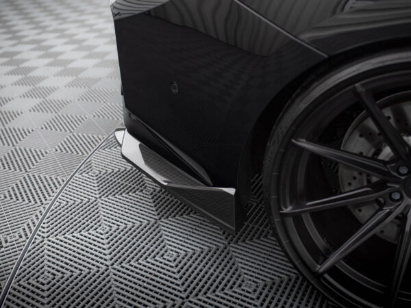 Pol po prepreg carbon fiber rear side splitters bmw m2 g87 20374 5