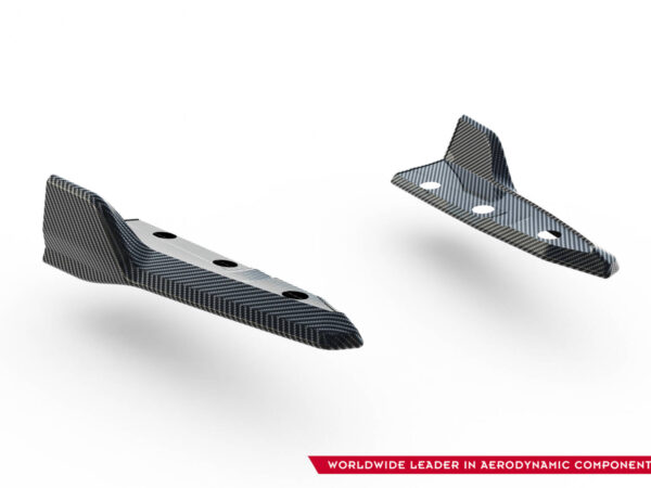 Pol po prepreg carbon fiber rear side splitters bmw x5 m f95 facelift 22612 3