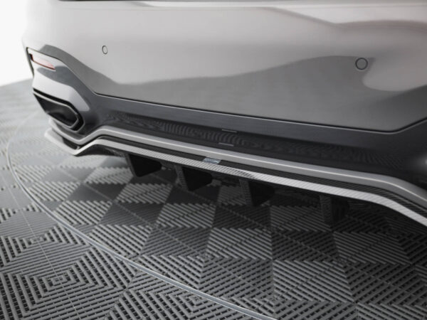Pol po prepreg carbon fiber rear splitter bmw 7 m pack g11 g12 facelift 21159 4